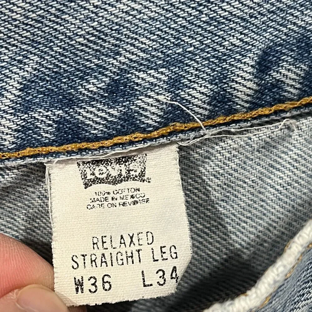 Vintage Levis 468 Relaxed Straight Leg Jeans Mens 32x33*‎ 90s
